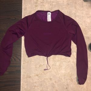 Gymshark lightweight seamless long sleeve crop top